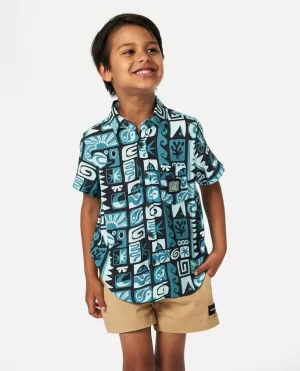 Geo Short Sleeve Shirt Rip Curl Tops & Tees Kids - 1