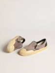 Ggdb Classics Men Golden Goose Men's Vce Penstar In Dove-Gray Suede With Black Leather Heel Tab - 2