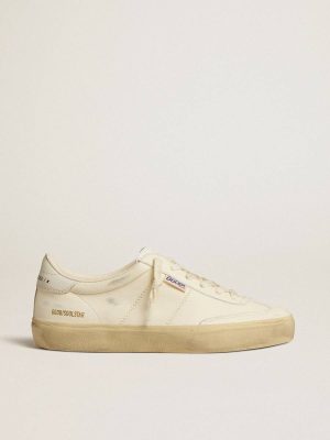 Ggdb Classics Women Women's Soul Star In White Nappa With White Leather Heel Tab Golden Goose - 1