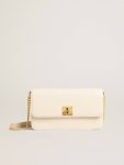 Gioia Bag In Butter-Colored Boarded Leather With Gold Details Butter Crossbody Bags Golden Goose Women - 1