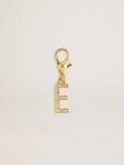 Gold Golden Goose Women Bag Accessories Letter E Charm In Gold-Colored Brass With Crystals - 1