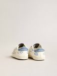 Golden Goose Baby Old School With Suede Star And Light Blue Leather Heel Tab Kids Newborns - 4