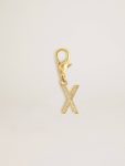 Golden Goose Bag Accessories Letter X Charm In Gold-Colored Brass With Crystals Gold Women - 1
