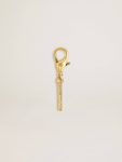 Golden Goose Bag Accessories Women Letter I Charm In Gold-Colored Brass With Crystals Gold - 1