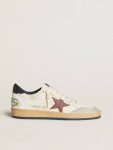 Golden Goose Ball Star Men Ball Star In Nappa With Brown Nubuck Star And Nappa Heel Tab - 1