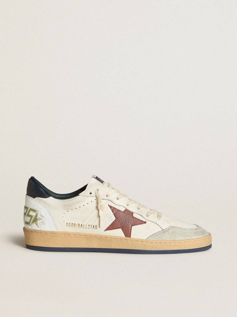 Golden Goose Ball Star Men Ball Star In Nappa With Brown Nubuck Star And Nappa Heel Tab - 1