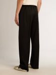 Golden Goose Black Men’s Joggers In Black Wool Men Jeans & Pants - 4