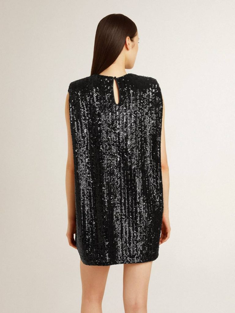 Golden Goose Dresses & Jumpsuits Women’s Black Sequin Dress Black Women - 4