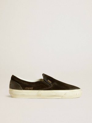 Golden Goose Ggdb Classics Men Men's Vce Penstar In Black Suede With Black Leather Heel Tab - 1