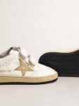 Golden Goose Kids Ball Star Young With Gold Metallic Leather Star And Heel Tab Boys (4-10 Years) - 4