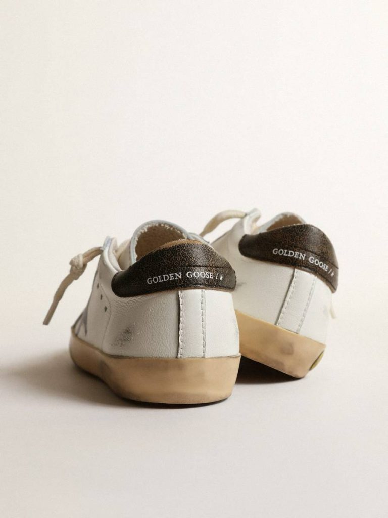 Golden Goose Kids Super-Star Young In Nappa With A Printed Star And Black Heel Tab Boys (4-10 Years) - 4