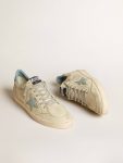 Golden Goose Men Men's Ball Star Ltd With Light Blue Plastic Star And Leather Heel Tab Ball Star - 2