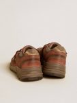 Golden Goose Men Men's Dad-Star In Nubuck With Gold Leather Star And Suede Heel Tab Dad-Star - 4