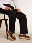 Golden Goose Men Space-Star Men's Space-Star In Animal Print Pony Skin And Shearling Lining - 3