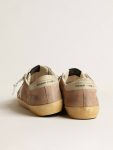 Golden Goose Men Super-Star Super-Star In Brown And Green Suede With White Nappa Leather Star - 4