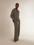Golden Goose Men’s Gray Melange Cashmere Blend Joggers Gray Melange Jeans & Pants Men - 3