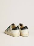 Golden Goose Men’s Super-Star Lab In White Leather With White Star And Black Heel Tab Super-Star Men - 4