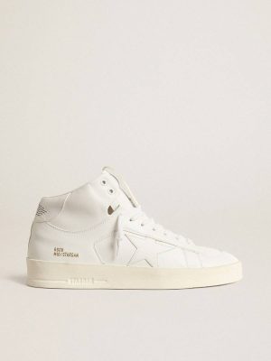 Golden Goose Mid Star Women Women’s Bio-Based Mid-Stardan With White Star And Heel Tab - 1