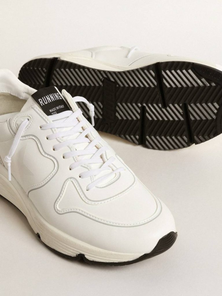 Golden Goose Running Sole Men’s Bio-Based Running Sole With White Star And Heel Tab Men - 4