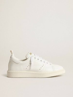 Golden Goose Starter Women Women’s Bio-Based Starter With White Star And Heel Tab - 1