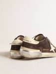 Golden Goose Super-Star In Gray Suede With Ecru Nappa Star And Heel Tab Men Super-Star - 4