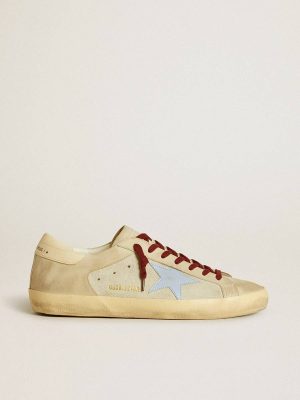 Golden Goose Super-Star In Suede And Nubuck With Leather Star And Heel Tab Super-Star Men - 1