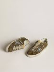 Golden Goose Super-Star Men's Super-Star Ltd In Suede With Metallic Leather Star And Leather Heel Tab Men - 2