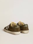 Golden Goose Super-Star Men's Super-Star Ltd In Suede With Metallic Leather Star And Leather Heel Tab Men - 5