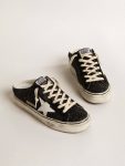Golden Goose Super-Star Sabot Super-Star Sabots In Black Glitter With White Bio-Based Star Women - 2