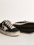 Golden Goose Super-Star Sabot Super-Star Sabots In Black Glitter With White Bio-Based Star Women - 3