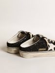 Golden Goose Super-Star Sabot Super-Star Sabots In Black Glitter With White Bio-Based Star Women - 4