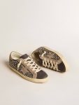 Golden Goose Super-Star Super-Star Ltd In Gray Nubuck With Swarovski Pearls And Suede Star Women - 2