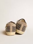 Golden Goose Super-Star Super-Star Ltd In Gray Nubuck With Swarovski Pearls And Suede Star Women - 4