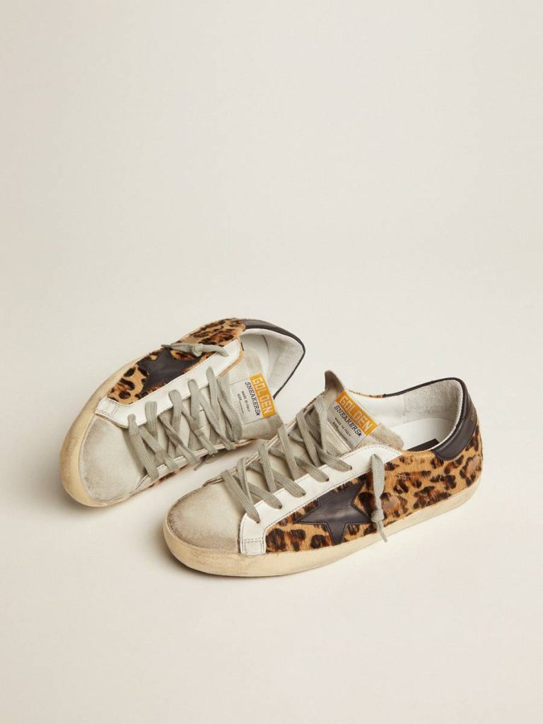 Golden Goose Super-Star Women's Super-Star In Leopard Print Leather Women - 2