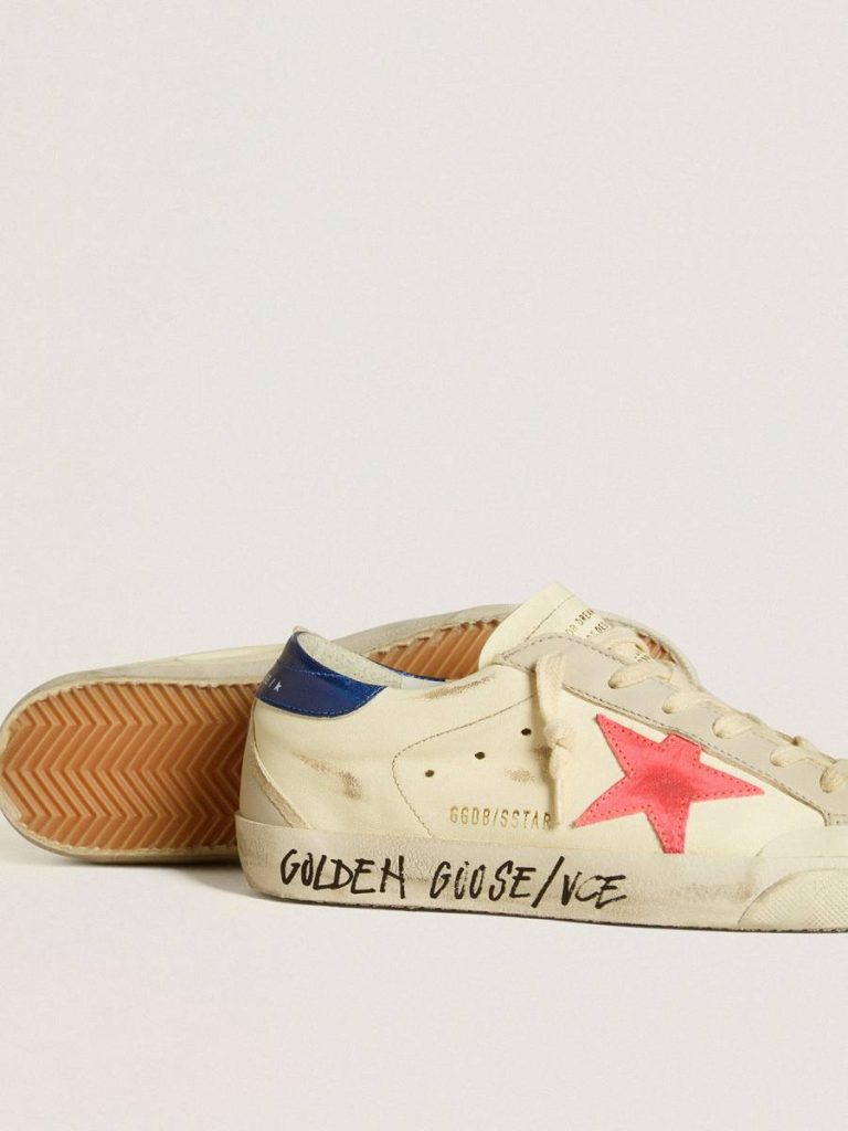 Golden Goose Super-Star Women’s Super-Star In Nappa With Suede Star And Metallic Leather Heel Tab Women - 3