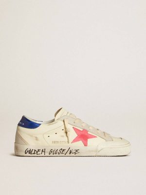 Golden Goose Super-Star Women’s Super-Star In Nappa With Suede Star And Metallic Leather Heel Tab Women - 1