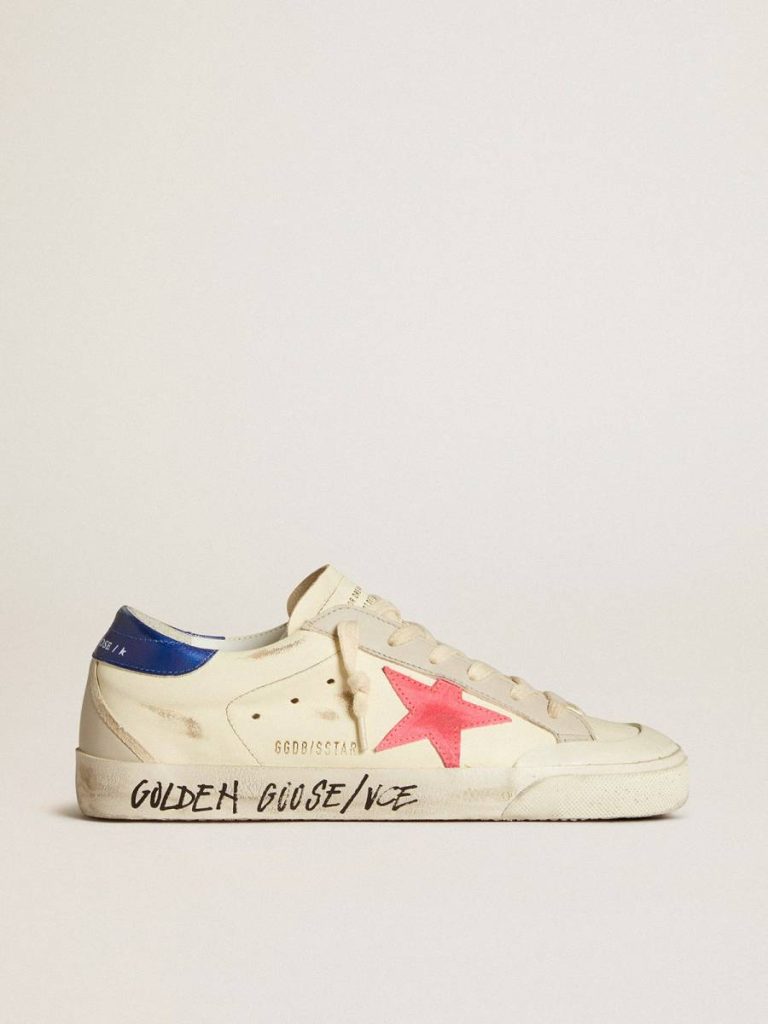 Golden Goose Super-Star Women’s Super-Star In Nappa With Suede Star And Metallic Leather Heel Tab Women - 1