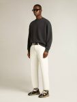 Golden Goose Sweatshirt In Washed Black With Reverse Logo On The Back - Jersey Capsule Washed Black Sweatshirts Women - 3