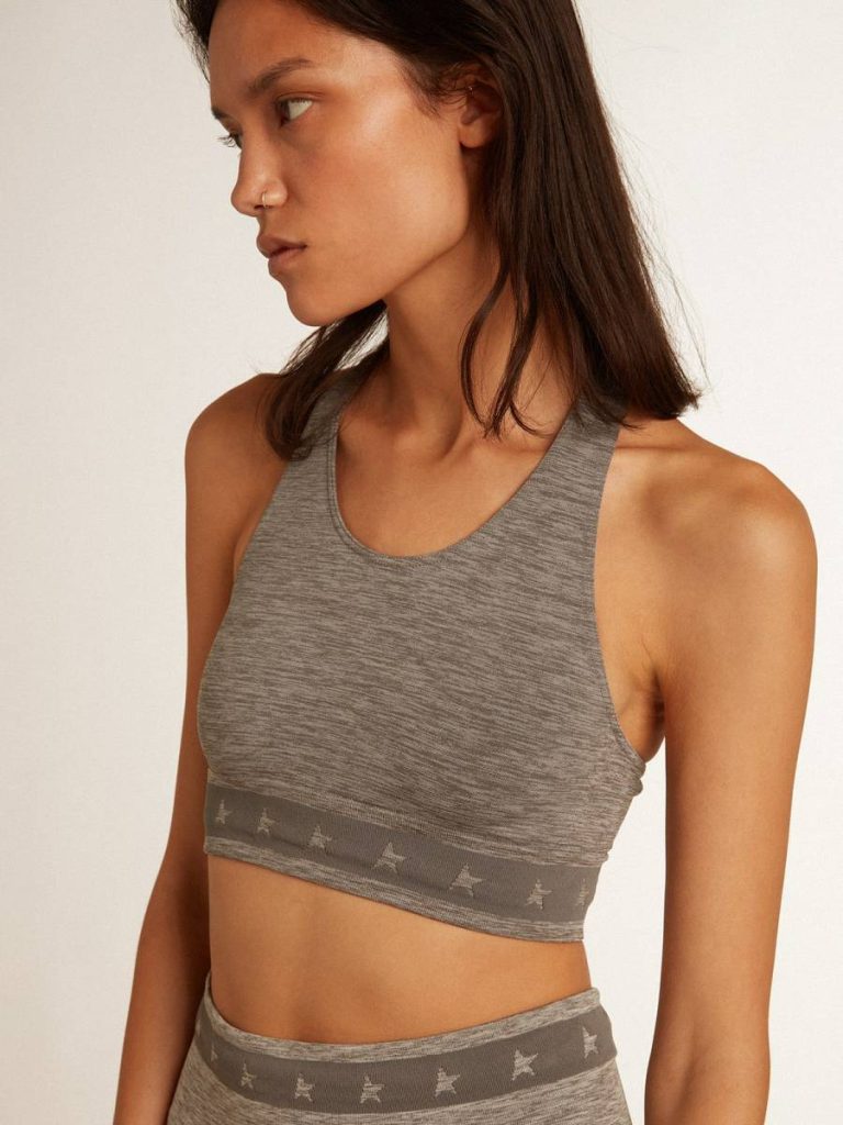Golden Goose T-Shirts & Tops Women Gray Melange Gray Melange Athletic Top - 2