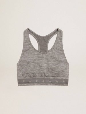 Golden Goose T-Shirts & Tops Women Gray Melange Gray Melange Athletic Top - 1