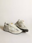 Golden Goose White Dad-Star Men's Dad-Star In White And Gray Suede And White Leather Star Men - 2