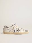 Golden Goose White Super-Star Super-Star Ltd With Silver Swarovski Crystal Tongue Women - 1