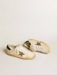 Golden Goose White Super-Star Women Super-Star Ltd With Laminated Leather Star And Black Glitter Heel Tab - 2