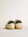 Golden Goose White Super-Star Women Super-Star Ltd With Laminated Leather Star And Black Glitter Heel Tab - 4