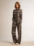 Golden Goose Women Anthracite Gray Pajama Shirt In Anthracite Gray With Paisley Print Shirts - 3