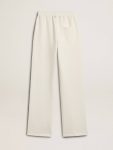 Golden Goose Women Jeans & Pants White Women’s White Cotton Joggers - 2