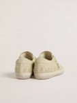 Golden Goose Women Super-Star Women’s Super-Star In Beige Suede With Pearls And Swarovski Crystals - 4