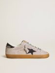 Golden Goose Women Super-Star Women’s Super-Star Ltd In Lilac Suede With Midnight Blue Suede Star And Heel Tab - 1