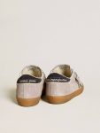 Golden Goose Women Super-Star Women’s Super-Star Ltd In Lilac Suede With Midnight Blue Suede Star And Heel Tab - 4