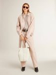 Golden Goose Women T-Shirts & Tops Pink Mesh Knit Top With Sequins And Contrasting Details - 3